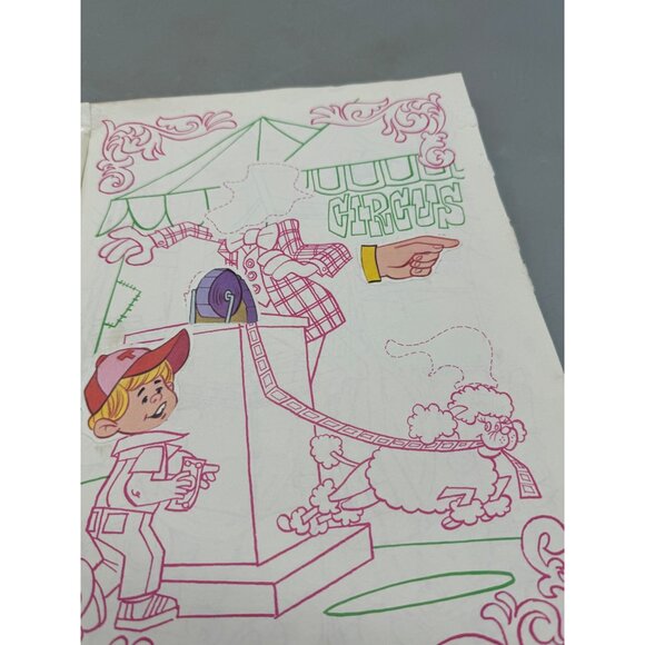 golden the pink panther at the circus sticker fun paperback book 1983 English RE - Picture 7 of 10